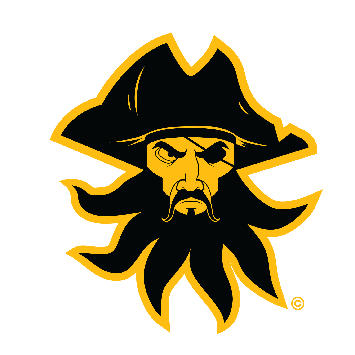 Black Beard Fire Logo