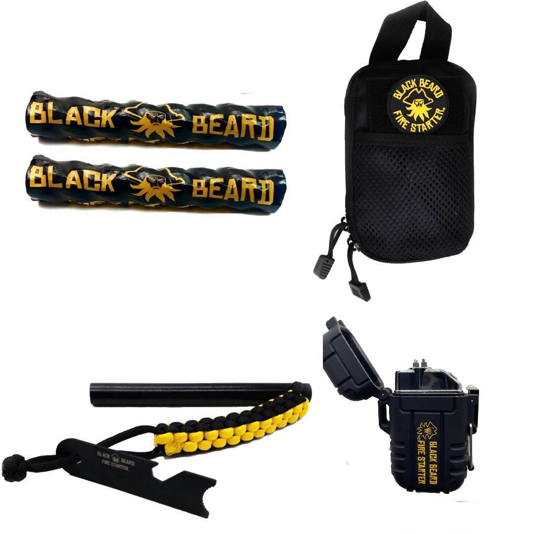 Black Beard Fire Starter Sticks - Fire Starter Kit – Black Beard Fire  Starters