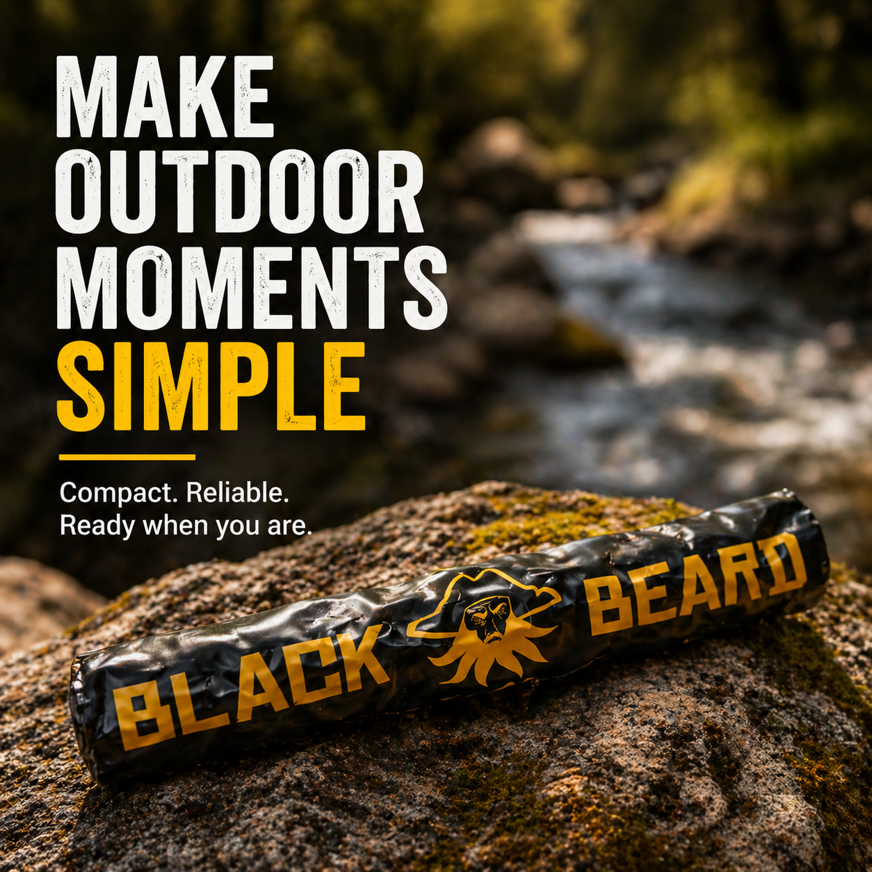 Black Beard Quick Light Rope