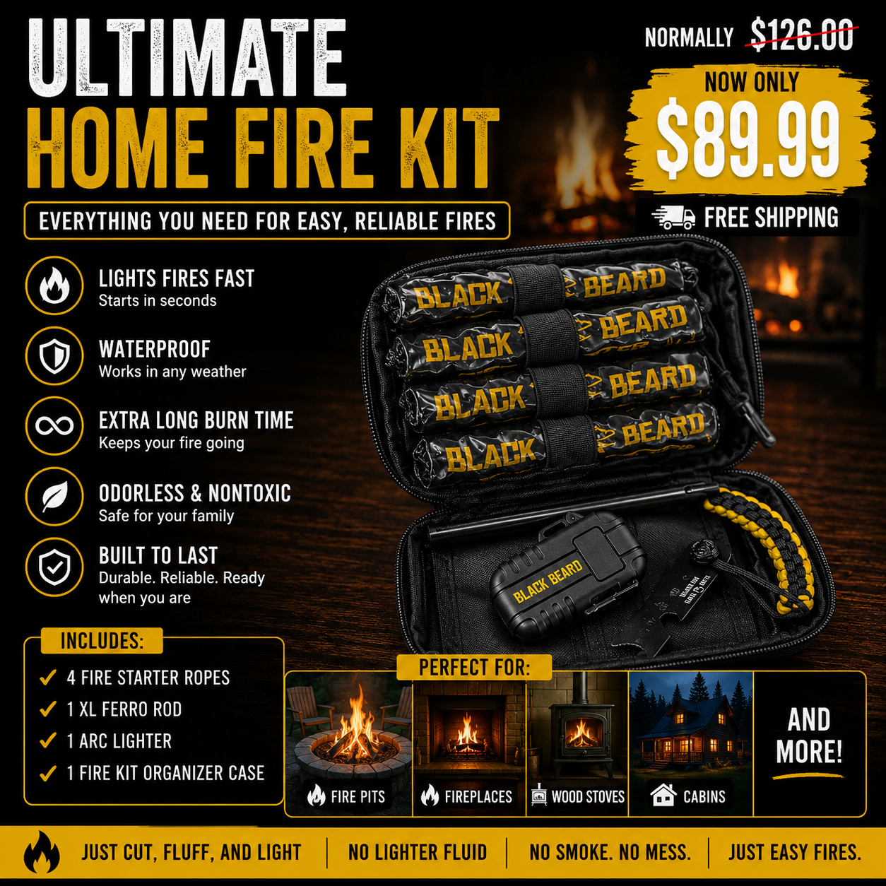 The Black Beard Fire Starter | Home