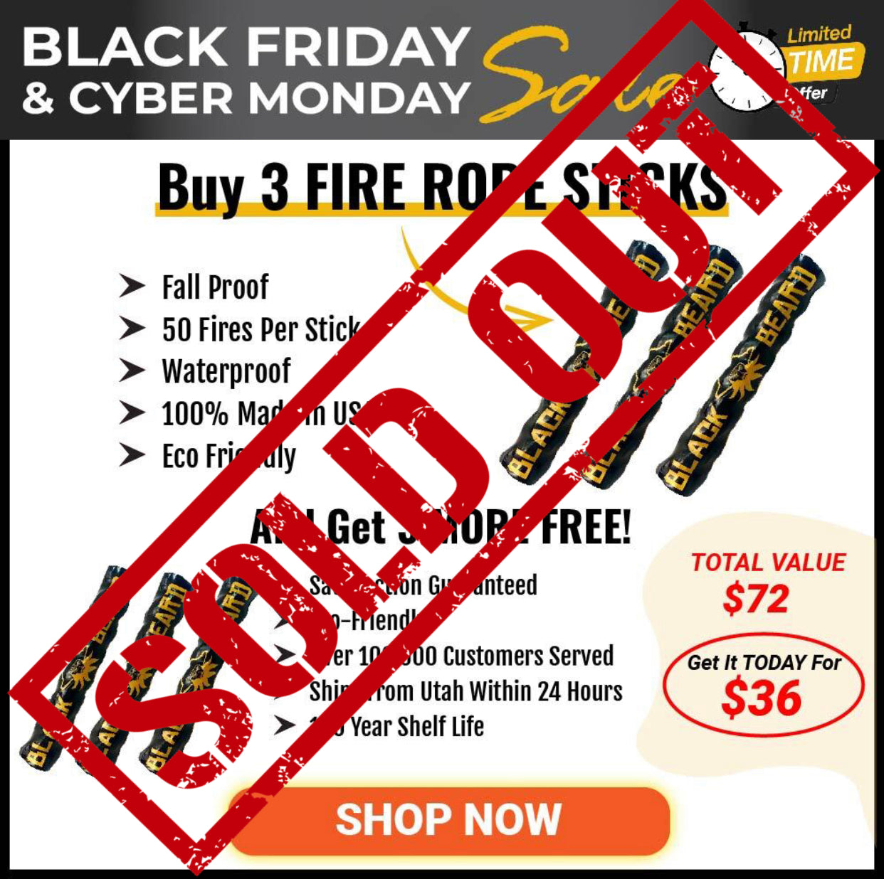 Exclusive Fire Sticks Deal: Buy 3, Get 3 FREE! Ignite Your Adventure!