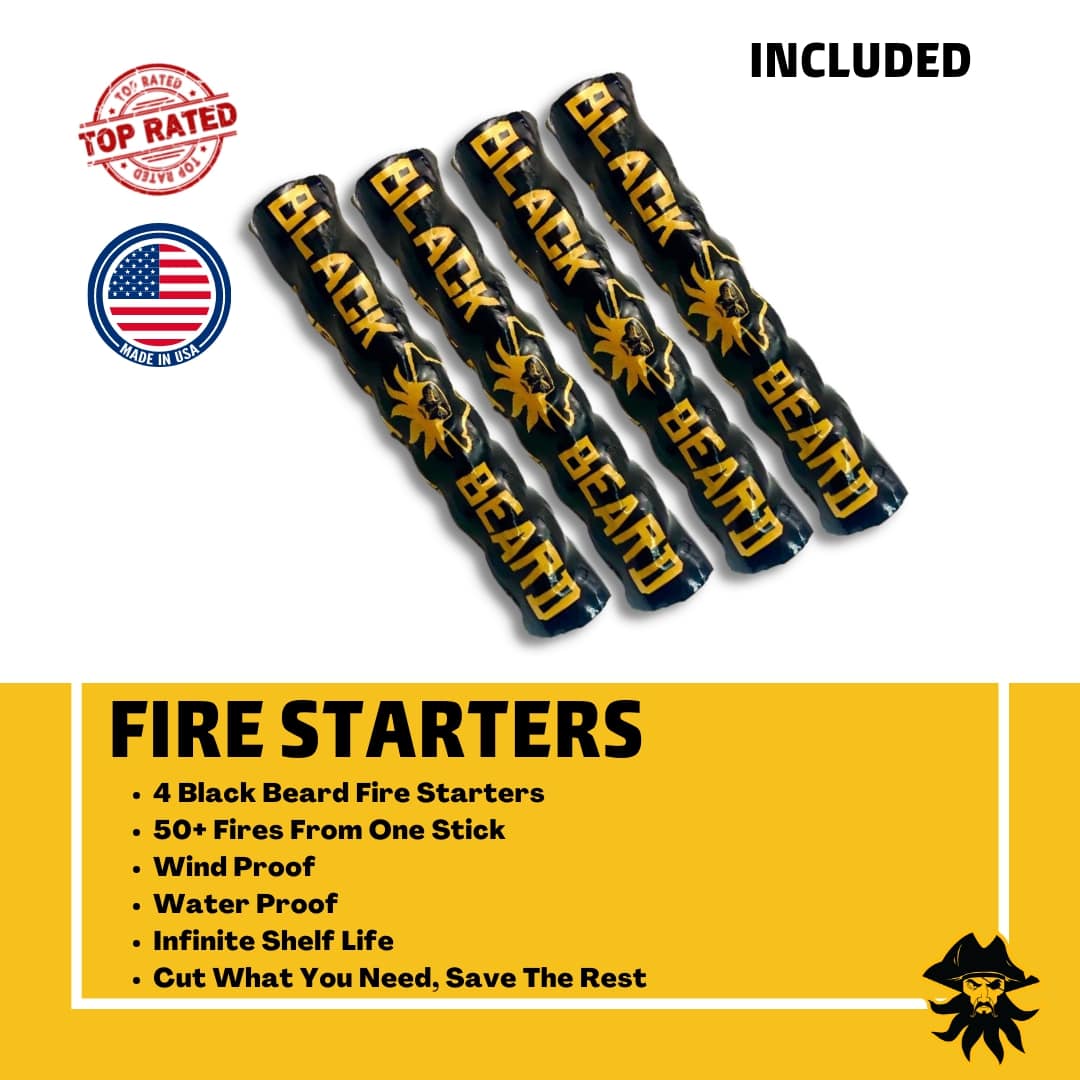 The Pirates Plunder - 4 Fire Starter Sticks