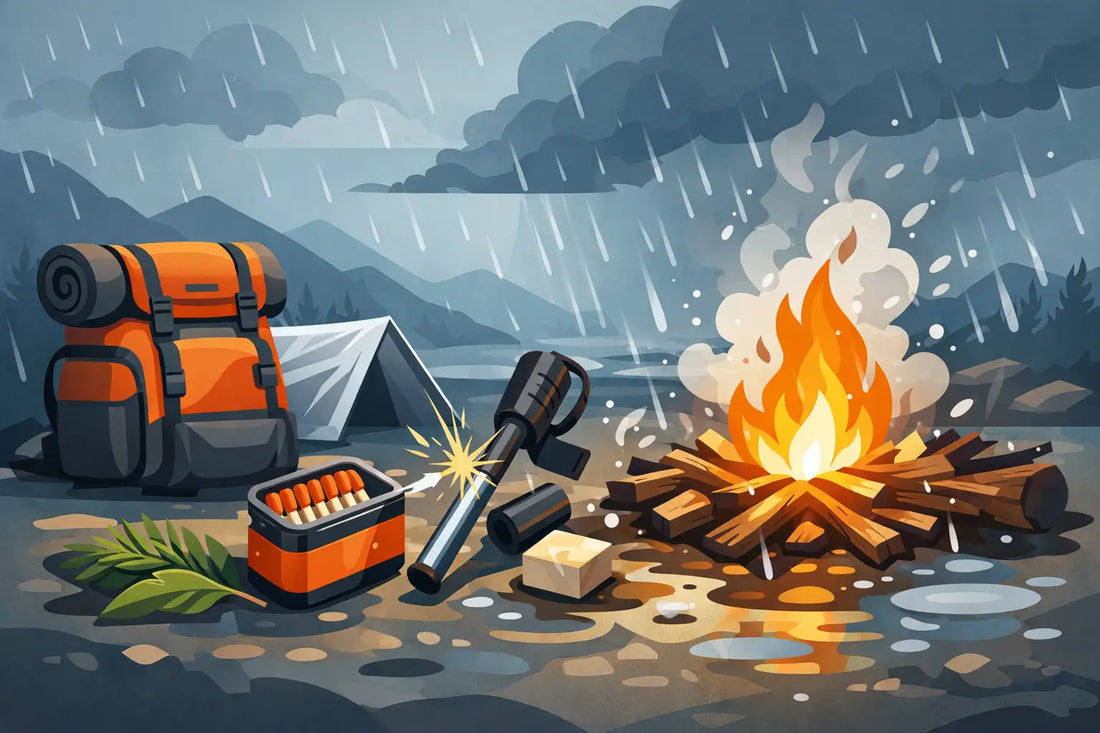 72 Hour Kit Fire Starter That Works in Rain