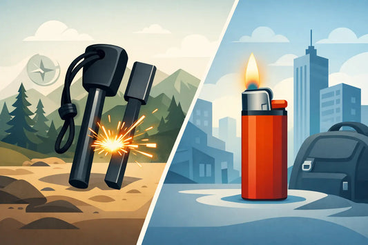 Ferro Rod Versus BIC Lighter for Real-World Readiness