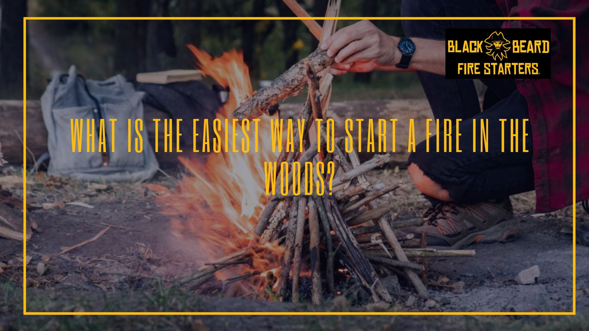 What Is the Easiest Way to Start a Fire in the Woods? – Black Beard ...