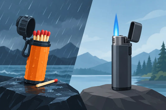 Stormproof Matches Versus Butane Lighters