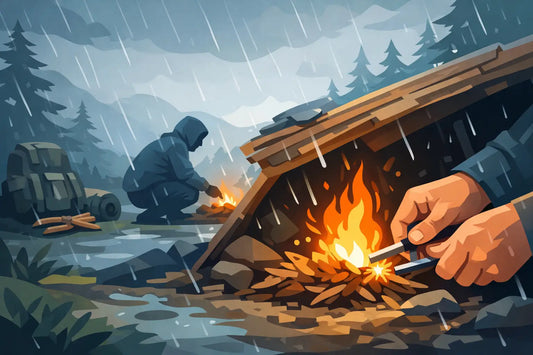 How to Start Fire in Rain Without the Guesswork