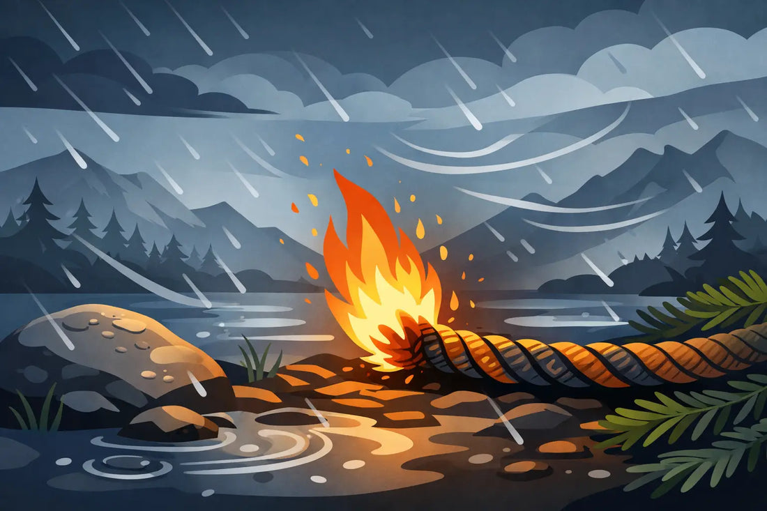 Fire Rope for Wet, Windy, No-Quit Conditions