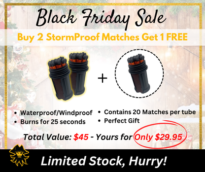 Stormproof Matches - Buy 2 Get 1 FREE!