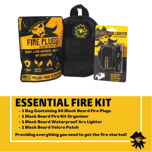 Black Beard Essential Fire Starter Kit