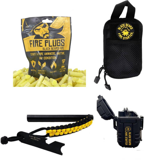 Black Beard Fire Plugs Fire Starter Kit