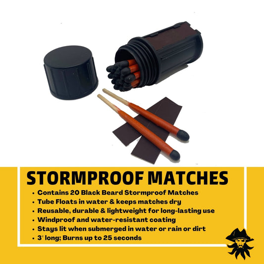 Black Beard Fire Stormproof Fire Matches Fire Starting Match