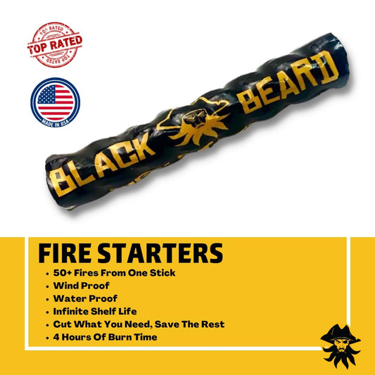 Black Beard Fire Starter Sticks Single Stick