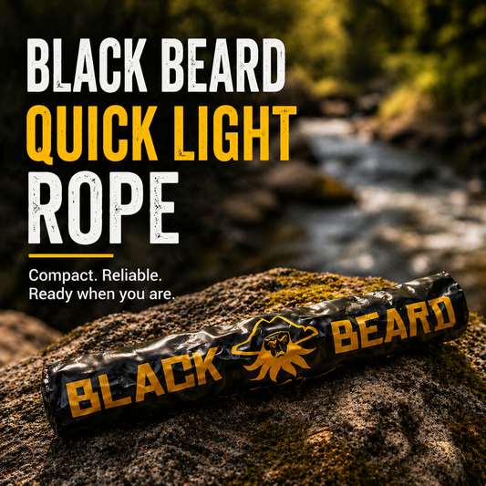 Black Beard Quick Light Rope