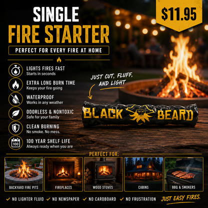 The Black Beard Fire Starter | Home