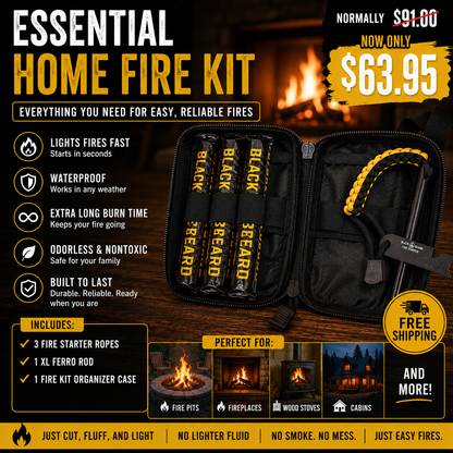 The Black Beard Fire Starter | Home