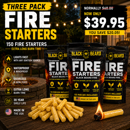 The Black Beard Fire Starter Plug | Home