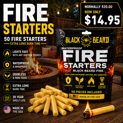 The Black Beard Fire Starter Plug | Home