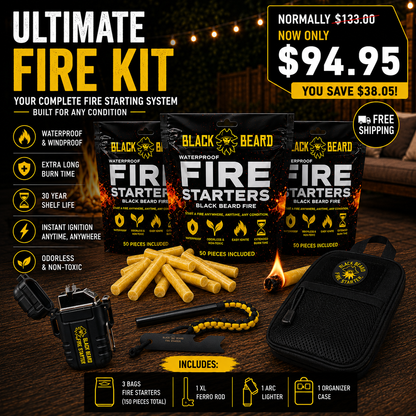 The Black Beard Fire Starter Plug | Home