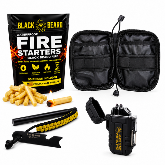 The Black Beard Fire Plug Kit - Fire Starter Kit