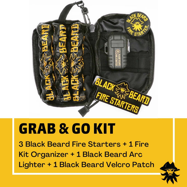 Grab & Go Fire Starter Kit – Black Beard Fire Starters