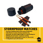 The Hard Times Strong Men Fire Starting Kit Stormproof Fire matches