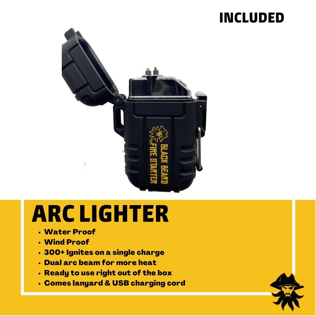The Pirates Plunder - Fire Starter Kit - Arc Lighter