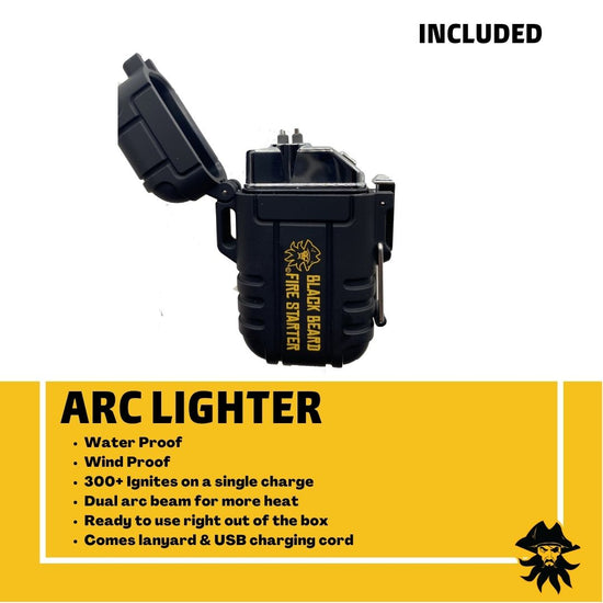 The Pirates Plunder - Fire Starter Kit - Arc Lighter