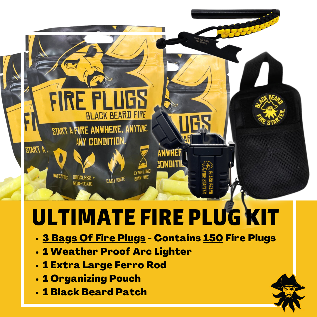 Fire Plugs | Fire Starter Kit – Black Beard Fire Starters