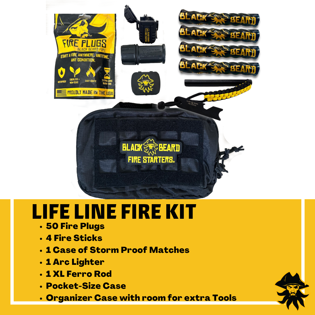 Lifeline Fire Kit – Black Beard Fire Starters