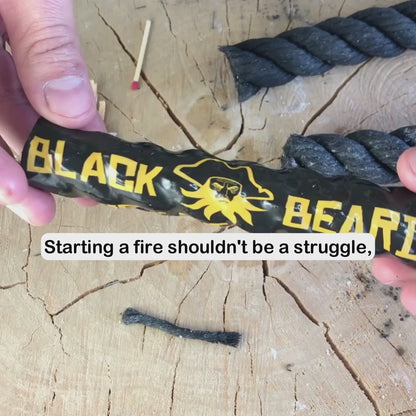 Black Beard Fire Starter Stick | Single Stick